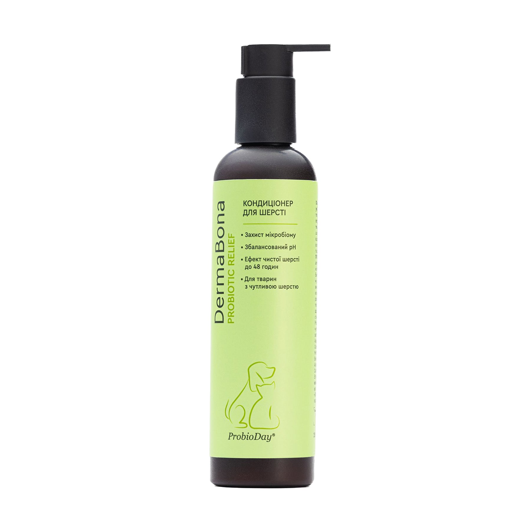 Кондиціонер для шерсті собак та котів ProbioDay Dermabona Conditioner з пробіотиками, 250 мл